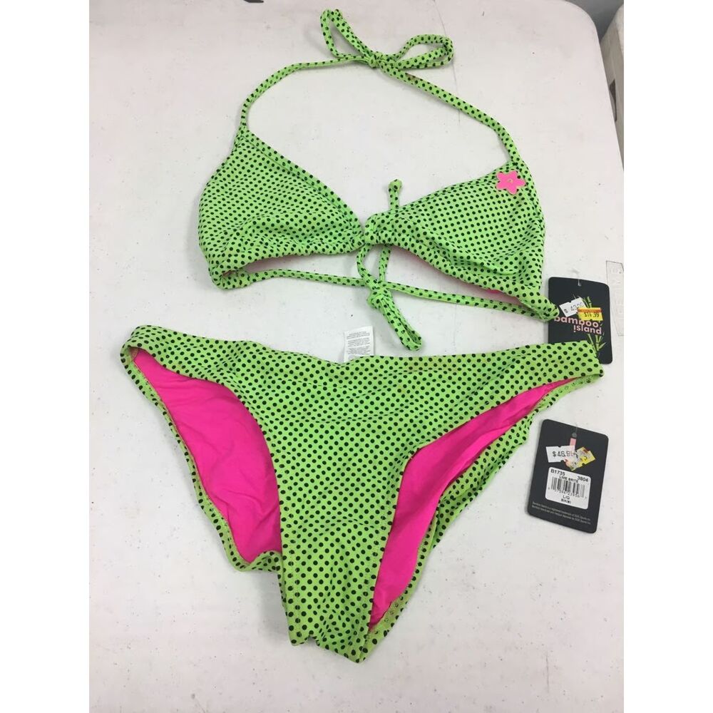 New Bamboo Island Bikini Size Lg